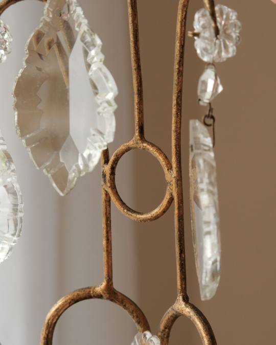 Пара винтажных бра, Италия первой половины 20-го века